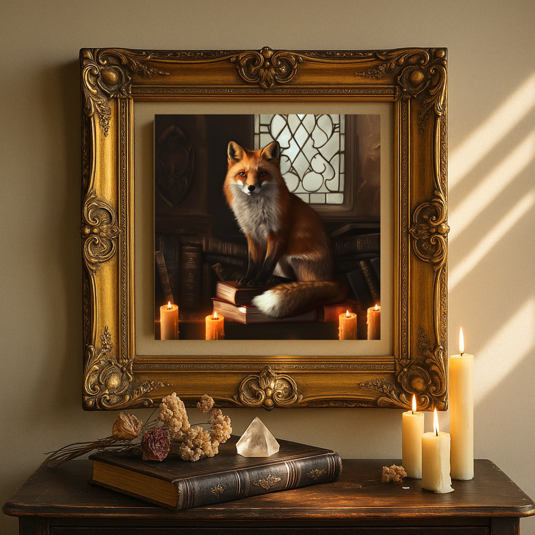 Fox Familiar Altar Image | Printable art