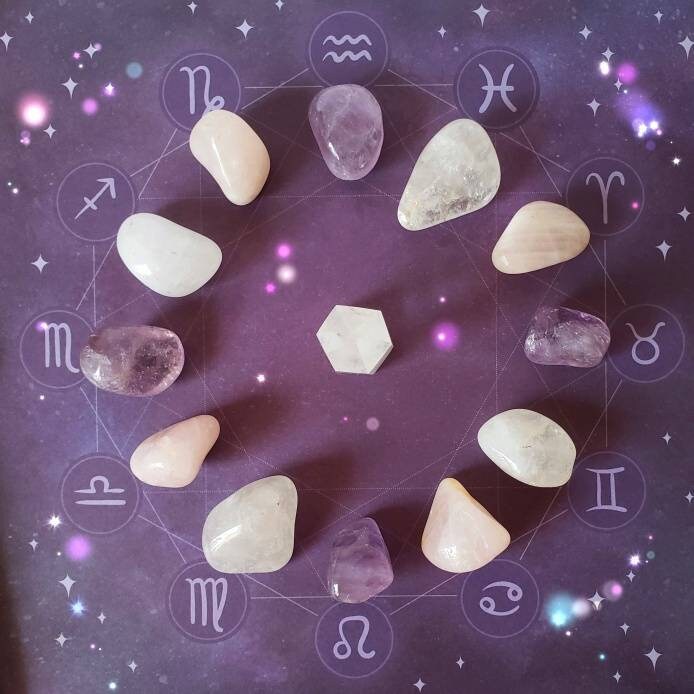 Rose Quartz Tumbled Crystal | Grid Gemstone | Natural Gemstones | Meditation | Crystal Grids | Magick | Altar Tool | Heart and Crown Chakra