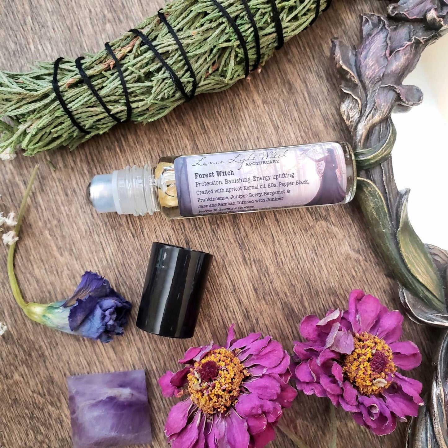 Forest Witch Oil Perfume | Ritual oil | Protection | Juniper Berry, essential oils |