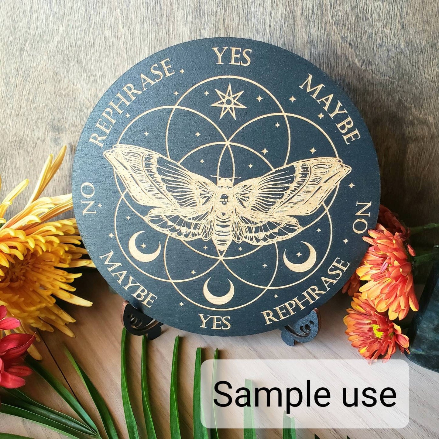 Wood Stand for pendulum board |stand for altar tile | stand for altar setup | stand for crystal grid