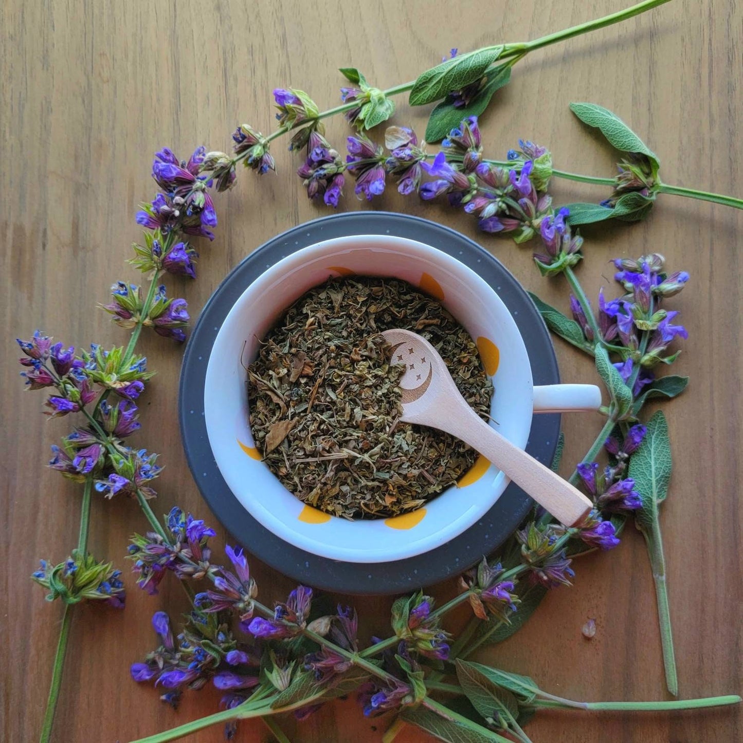 Dried Holy Basil Vana Tulsi | Ocimum gratissimum | Herb leaf | Witchcraft herbs | herbal tea | Magic supplies | Witches Apothecary