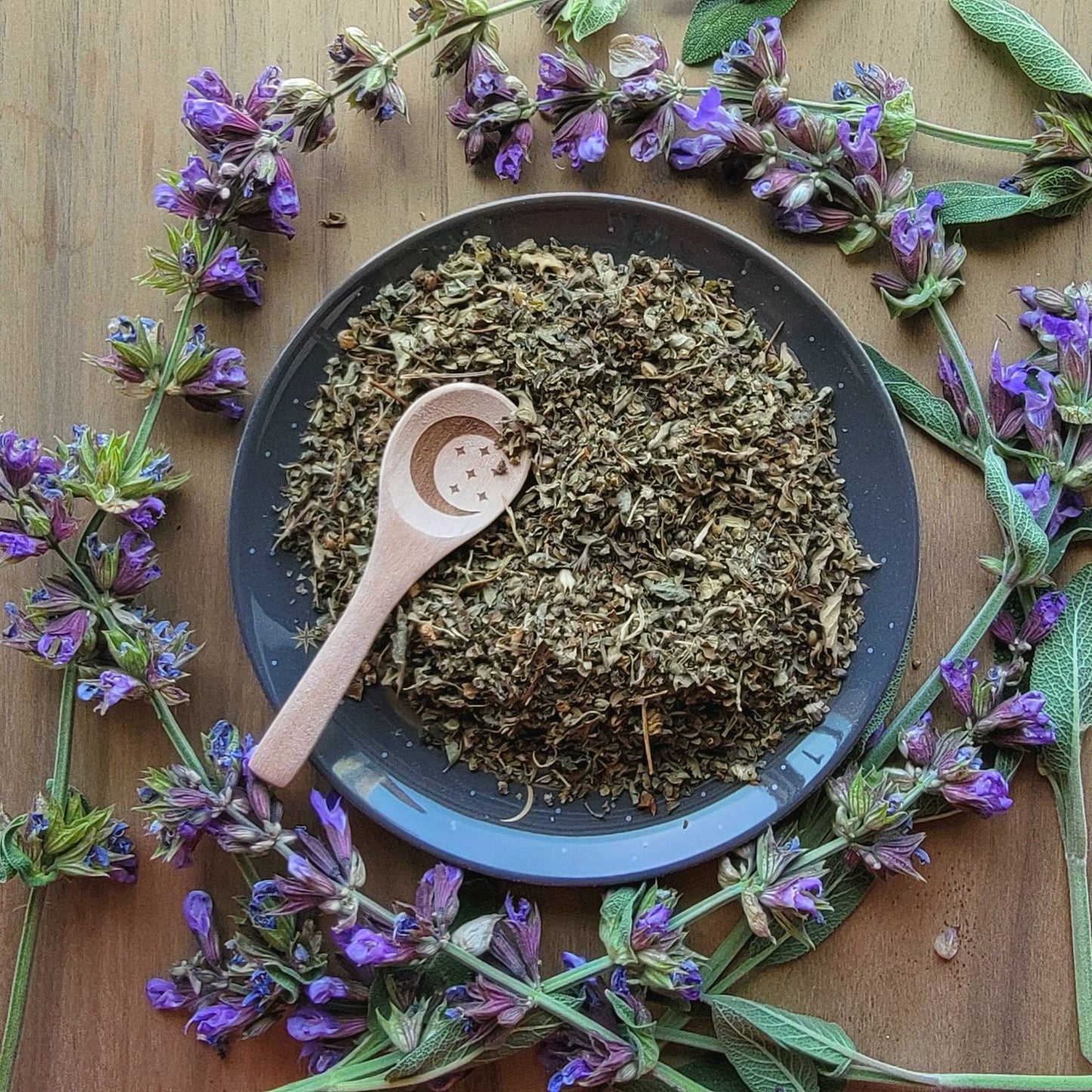 Dried Holy Basil Vana Tulsi | Ocimum gratissimum | Herb leaf | Witchcraft herbs | herbal tea | Magic supplies | Witches Apothecary