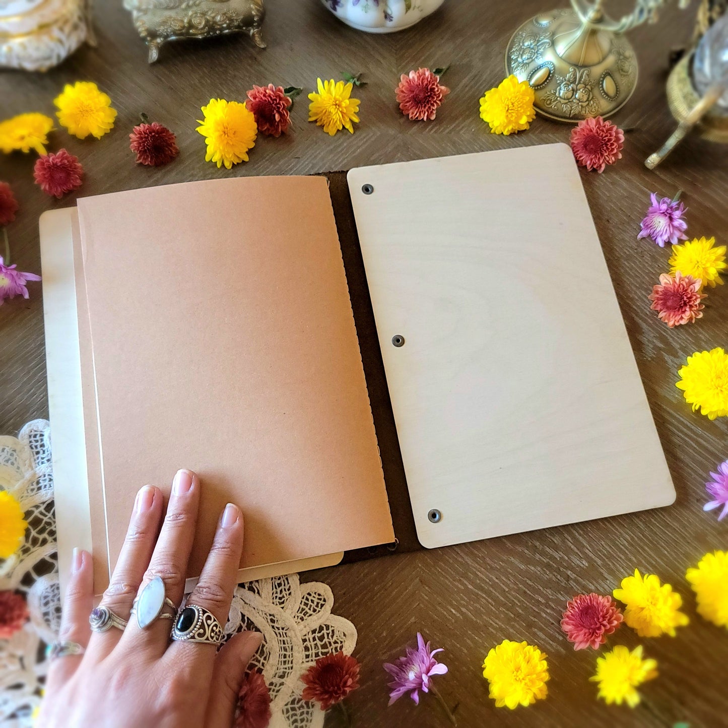 Vintage Style Grimoire | Victorian | book of shadows | spells | dream journal notebook | sketchbook | junk journal scrapbook | witchcraft
