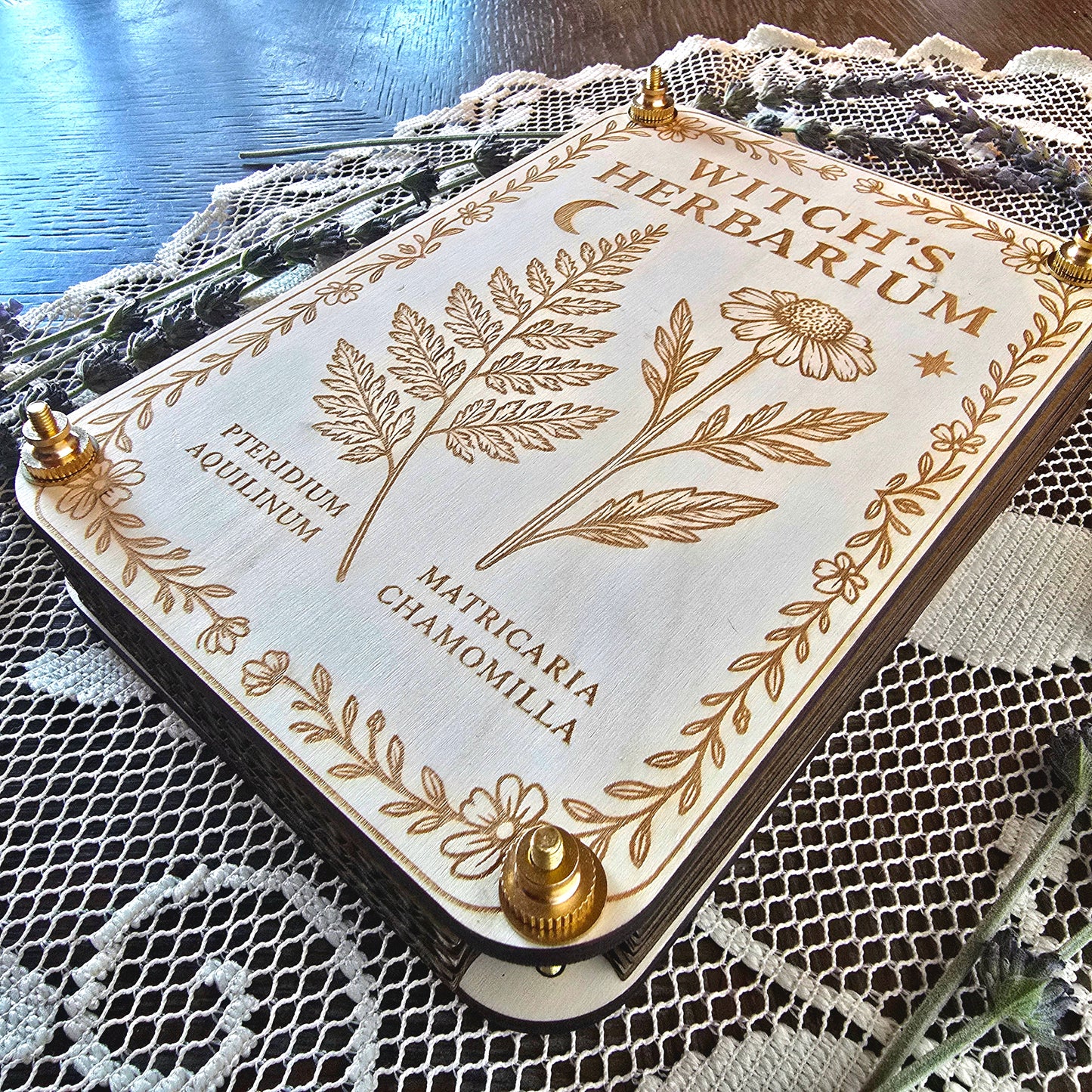Witch’s Herbarium Flower Press – Medium