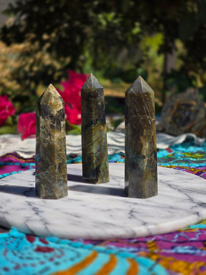 Labradorite Tower – Stone of Transformation & Intuition