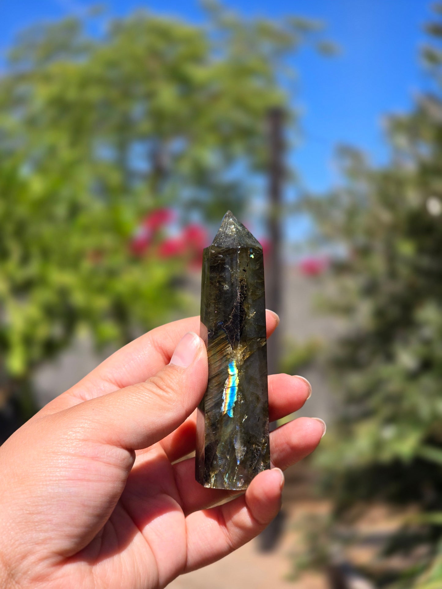 Labradorite Tower – Stone of Transformation & Intuition