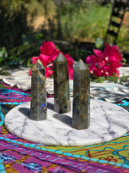 Labradorite Tower – Stone of Transformation & Intuition