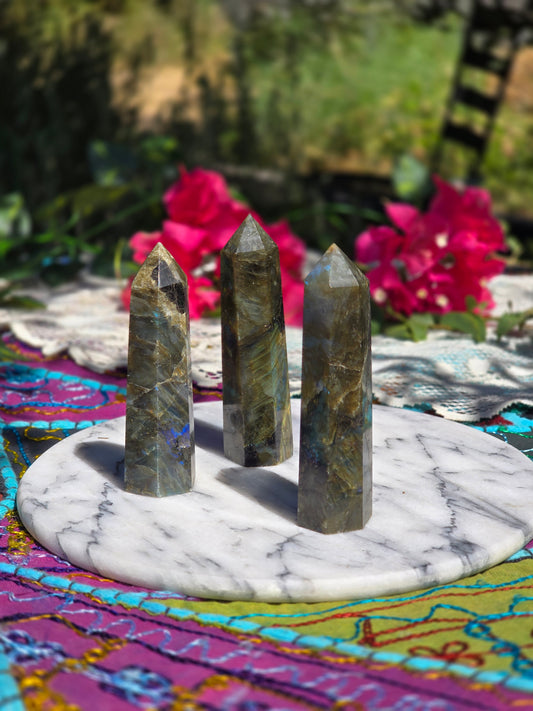 Labradorite Tower – Stone of Transformation & Intuition