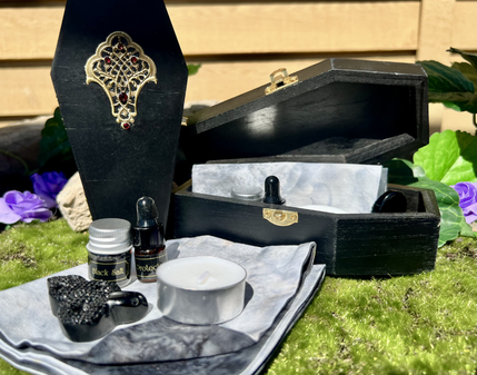 Protection Altar Kit | Coffin Box Ritual Set