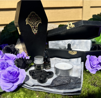 Protection Altar Kit | Coffin Box Ritual Set