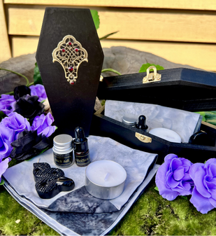 Protection Altar Kit | Coffin Box Ritual Set