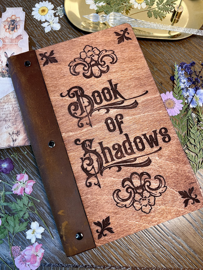 Victorian Book of Shadows |Grimoire |dream notebook |sketchbook |junk journal |scrapbook |spell book |animal spirit totem guide