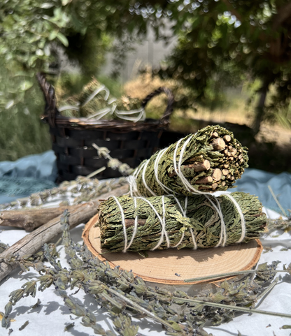 Cedar Smudge Bundle | Protection, Purification & Grounding