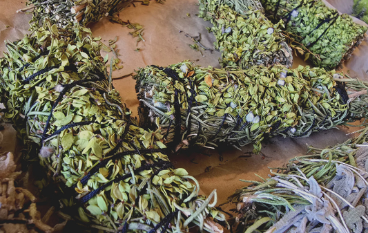 Rosemary and Creosote Smudge Stick