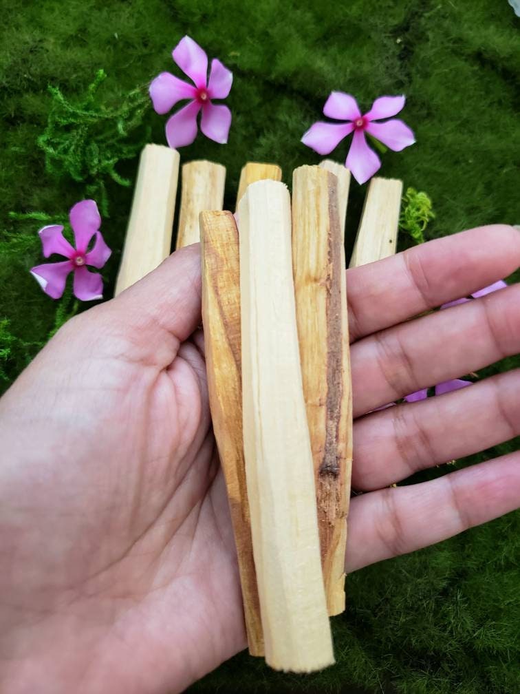 Palo Santo Holy Wood - Purify Incense - Smudge stick bundle - cleansing - smudging - meditation - energy house clearing - house warming gift