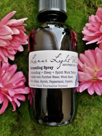 Grounding Spray | Sleep Spray | Room mist | Spirit Work tether | Spirit walking | Essential oil | all natural | smokeless smudge