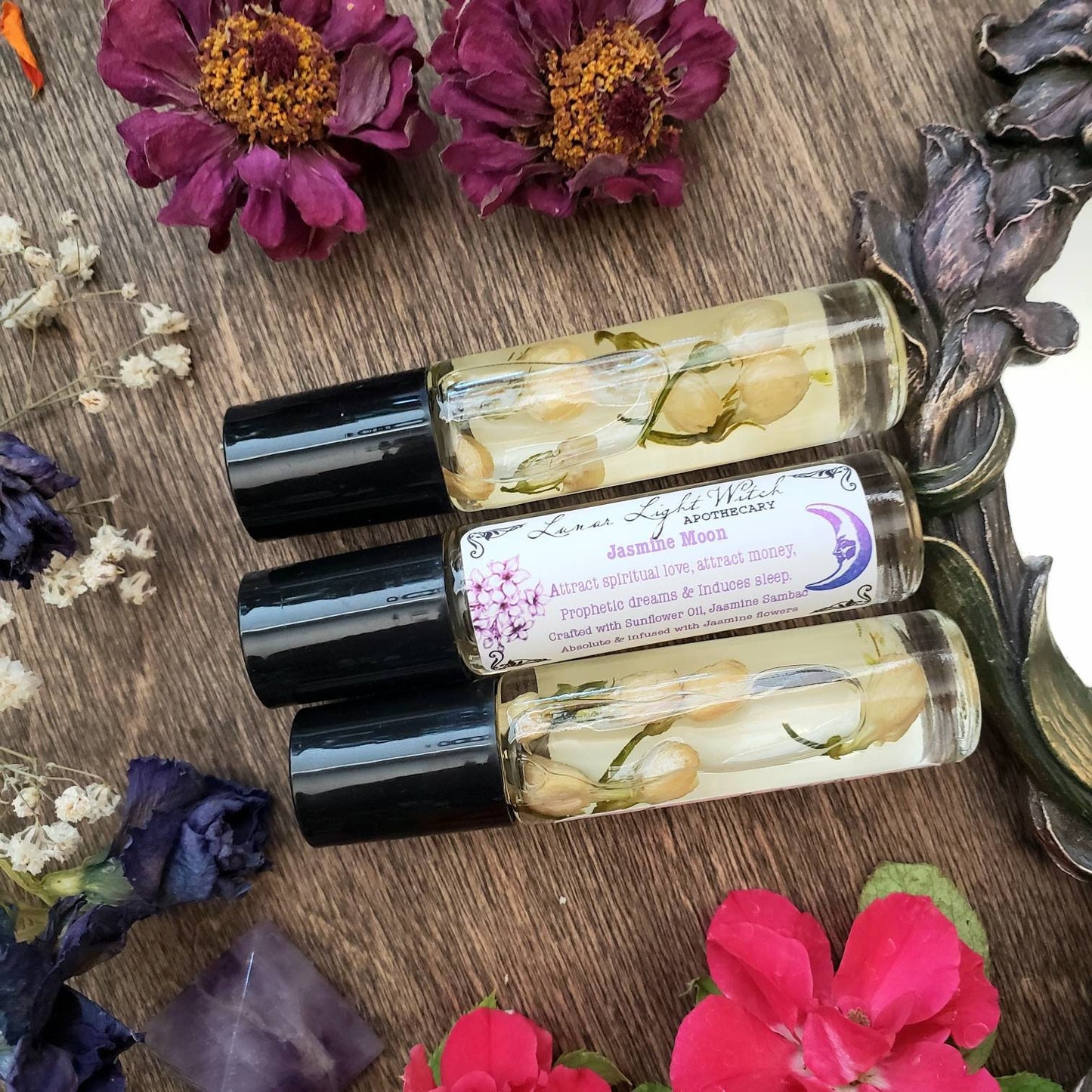 Jasmine Oil Perfume | Jasmine flowers | Sunflower oil