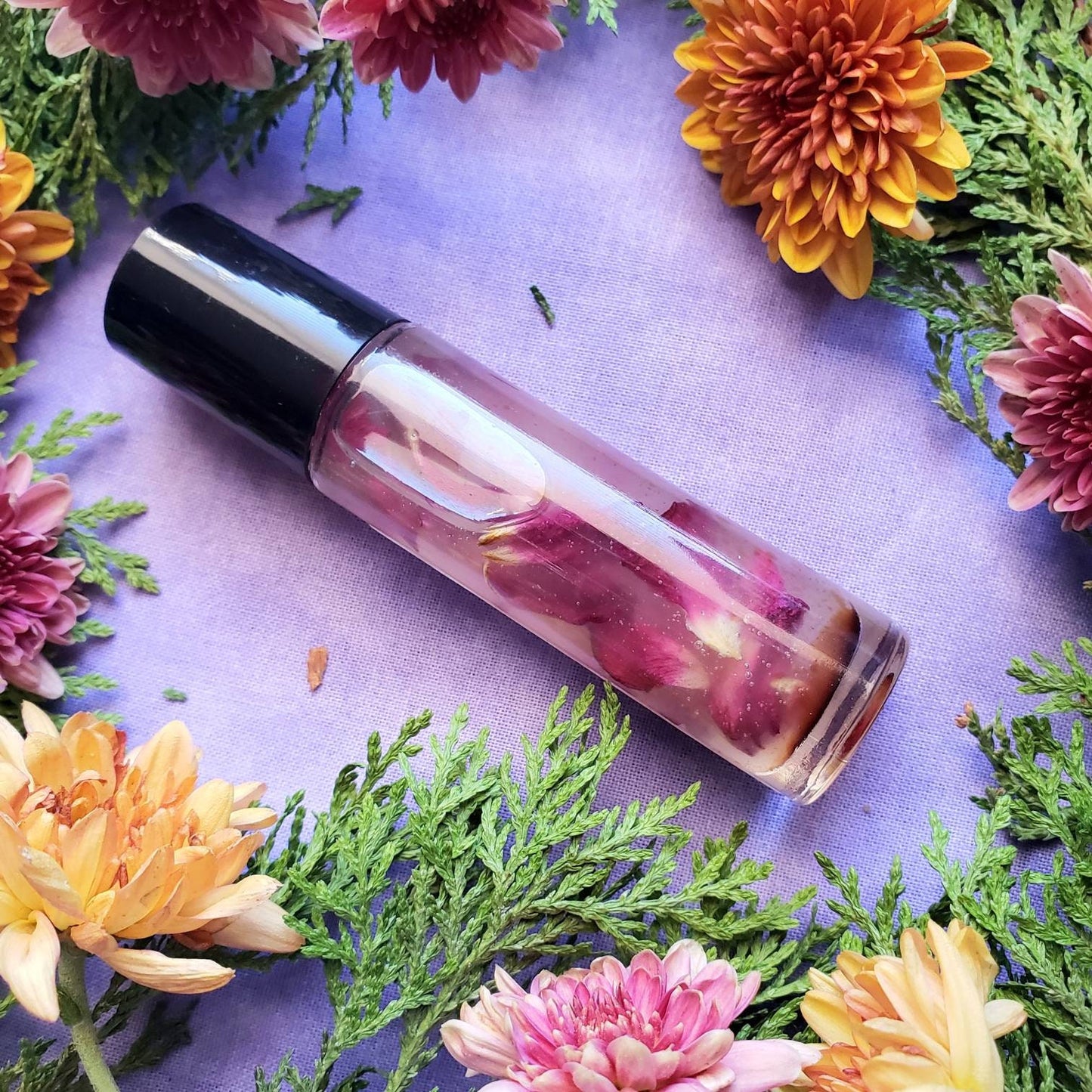 Rose Vanilla rollon oil | Ritual oil | Beltane Spring scent | Fertility | Rosewood essential oils | manifest | Creativity | increase energy