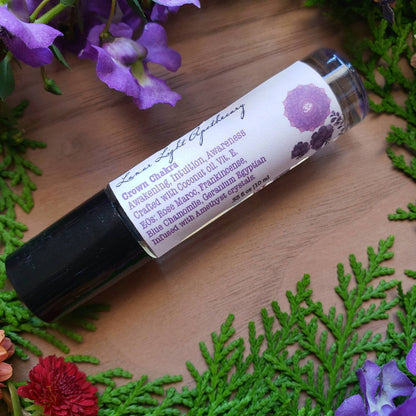 Crown Chakra rollon oil | 7th Chakra | Ritual oil | Purple chakra | chakra balancing