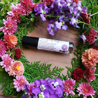 Crown Chakra rollon oil | 7th Chakra | Ritual oil | Purple chakra | chakra balancing