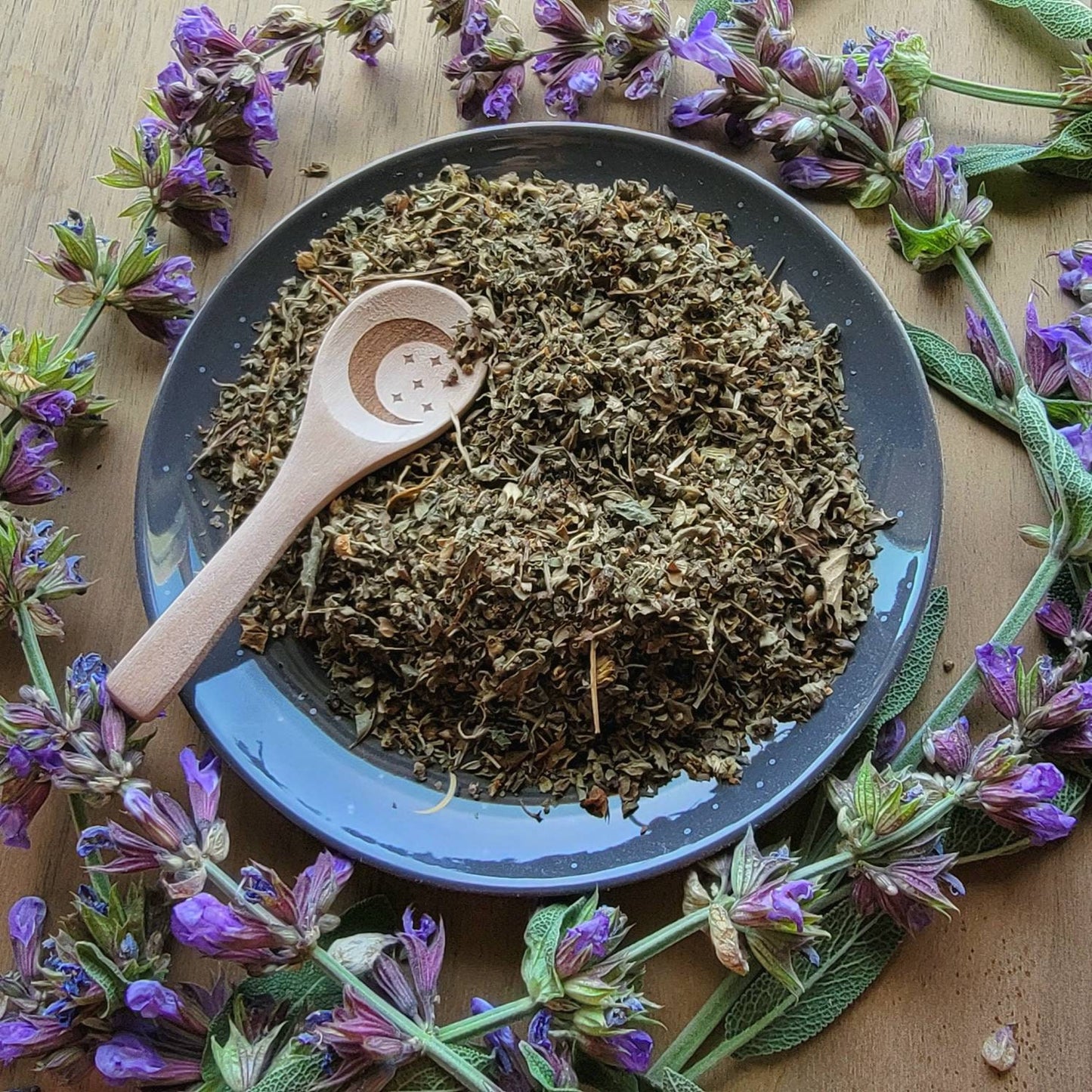 Dried Holy Basil Vana Tulsi |  Ocimum gratissimum | Herb leaf | Witchcraft herbs | herbal tea | Magic supplies | Witches Apothecary