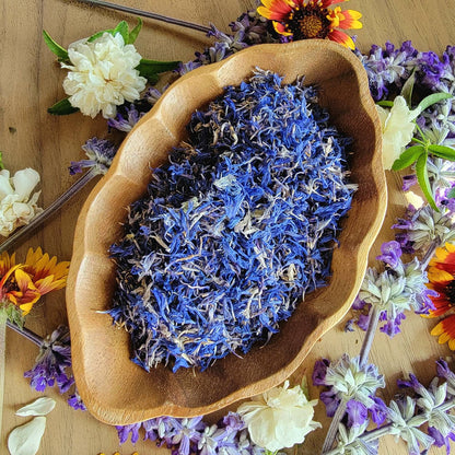 Dried Cornflower | Centaurea cyanus | Organic flowers| Dream herb | Herb leaf | Witchcraft herbs | herbal tea | Witches Apothecary