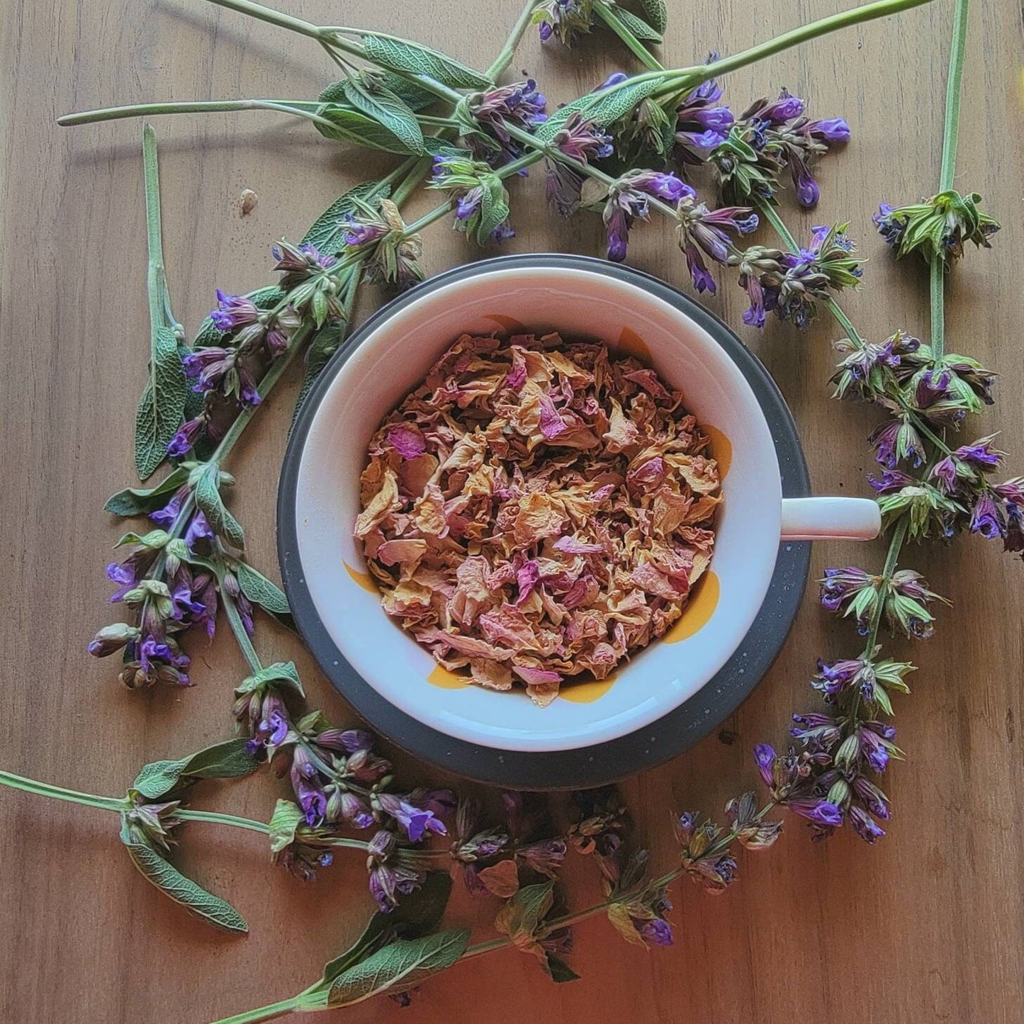 Dried Demask Rose Petals | Rosa damascena | Flower tea | Witchcraft herbs | herbal tea | Magic supplies | Witches Apothecary