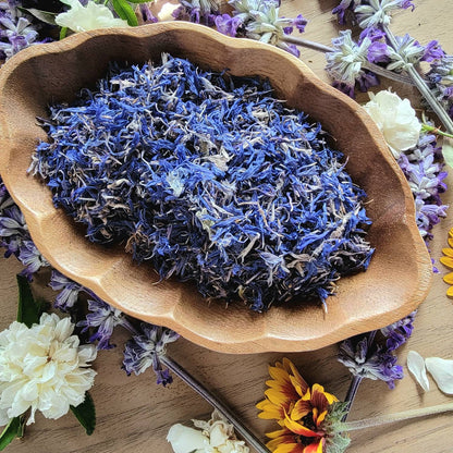 Dried Cornflower | Centaurea cyanus | Organic flowers| Dream herb | Herb leaf | Witchcraft herbs | herbal tea | Witches Apothecary