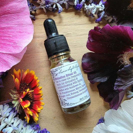 Divination Anointing Oil | Enhance Power | Connect with Ancestors | Magic tool | Curios | Witch Apothecary | Witchcraft |