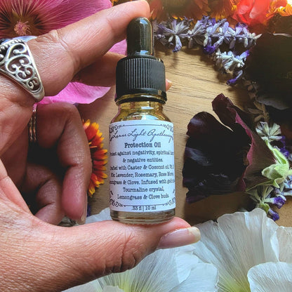 Protection Anointing Oil | Enhance Power | Connect with Ancestors | Magic tool | Curios | Witch Apothecary | Witchcraft |