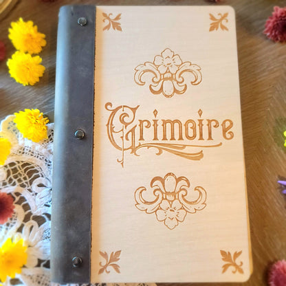 Vintage Style Grimoire  | Victorian | book of shadows | spells | dream journal notebook | sketchbook | junk journal scrapbook | witchcraft