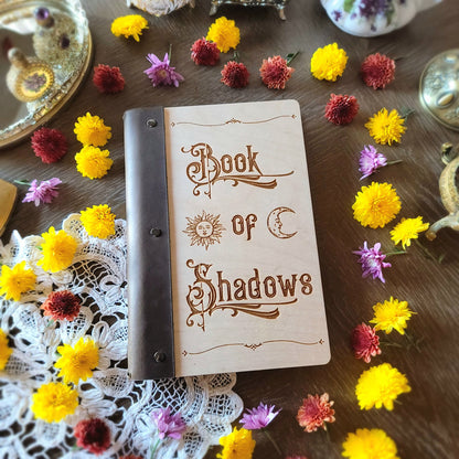 Victorian Celestial Book of Shadows |Grimoire |book of shadows |dream notebook |sketchbook |junk journal |scrapbook |spell book