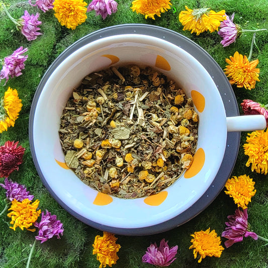 HarmoniTea Calming Tea | loose leaf tea | Chamomile |  Lemon balm | Passionflower