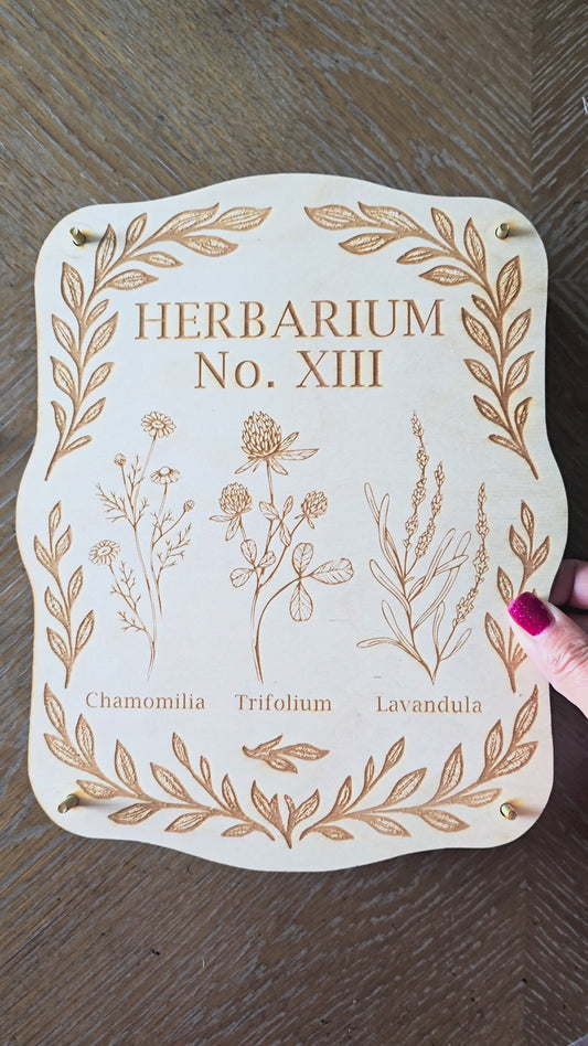 Witch’s Herbarium Flower Press – Large