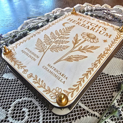 Witch’s Herbarium Flower Press – Medium