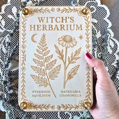Witch’s Herbarium Flower Press – Medium
