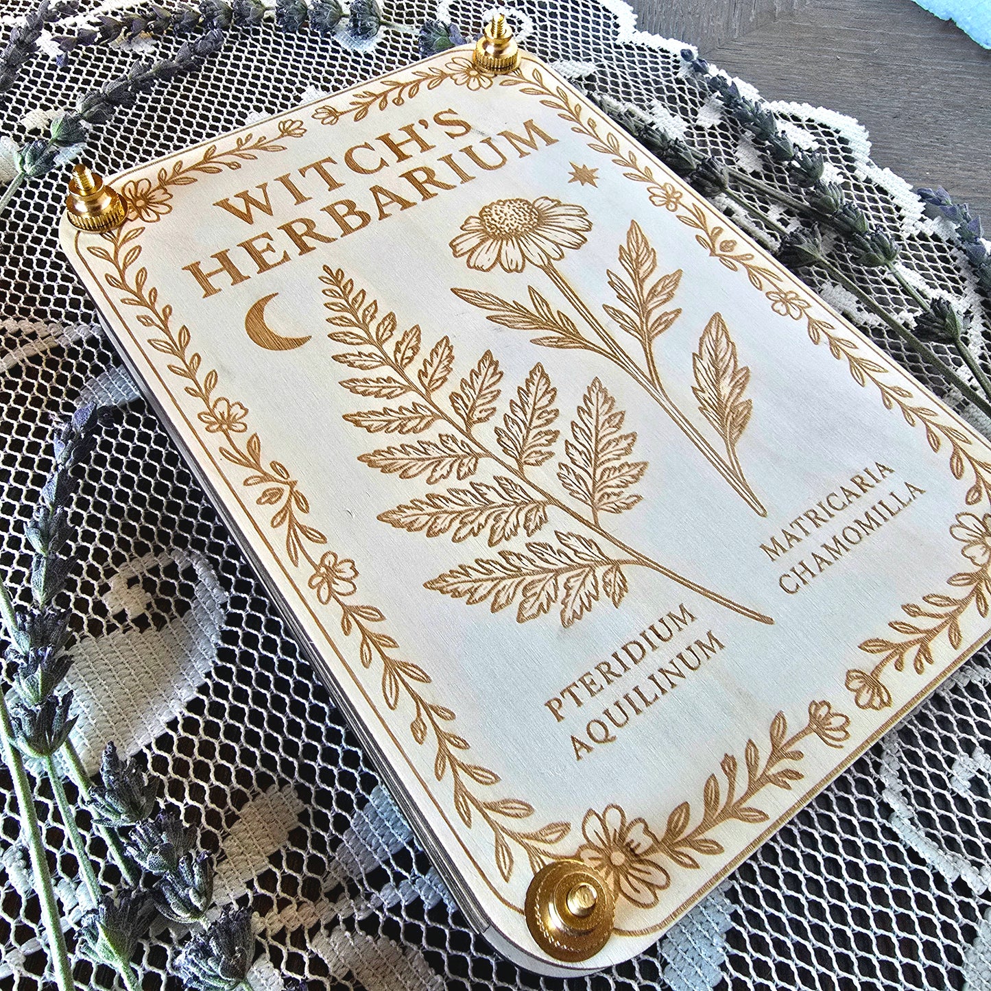 Witch’s Herbarium Flower Press – Medium