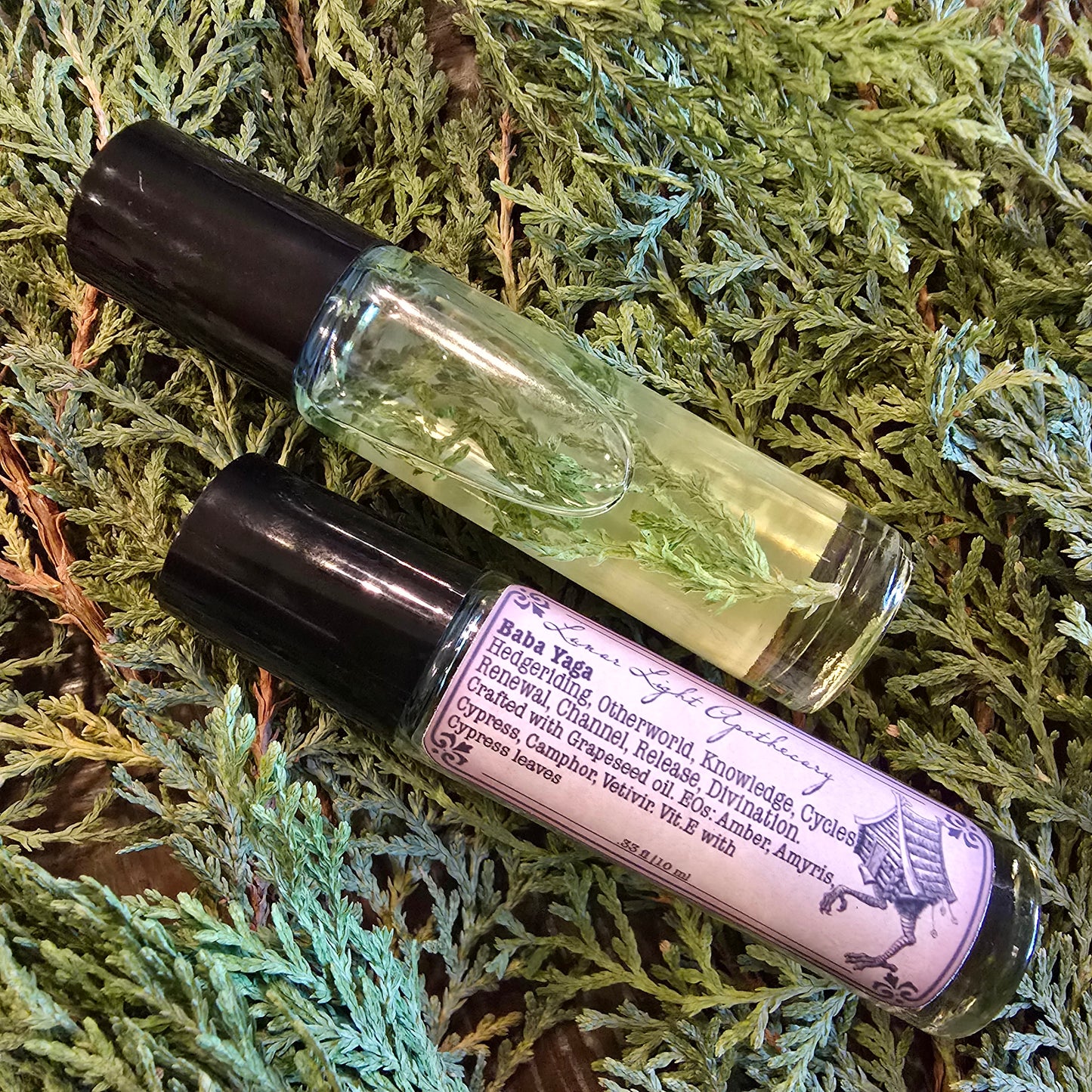 Baba Yaga Ritual Oil – Wild Wisdom & Shadow Work Anointing Oil