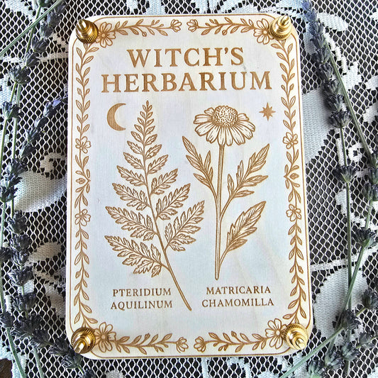 Witch’s Herbarium Flower Press – Medium