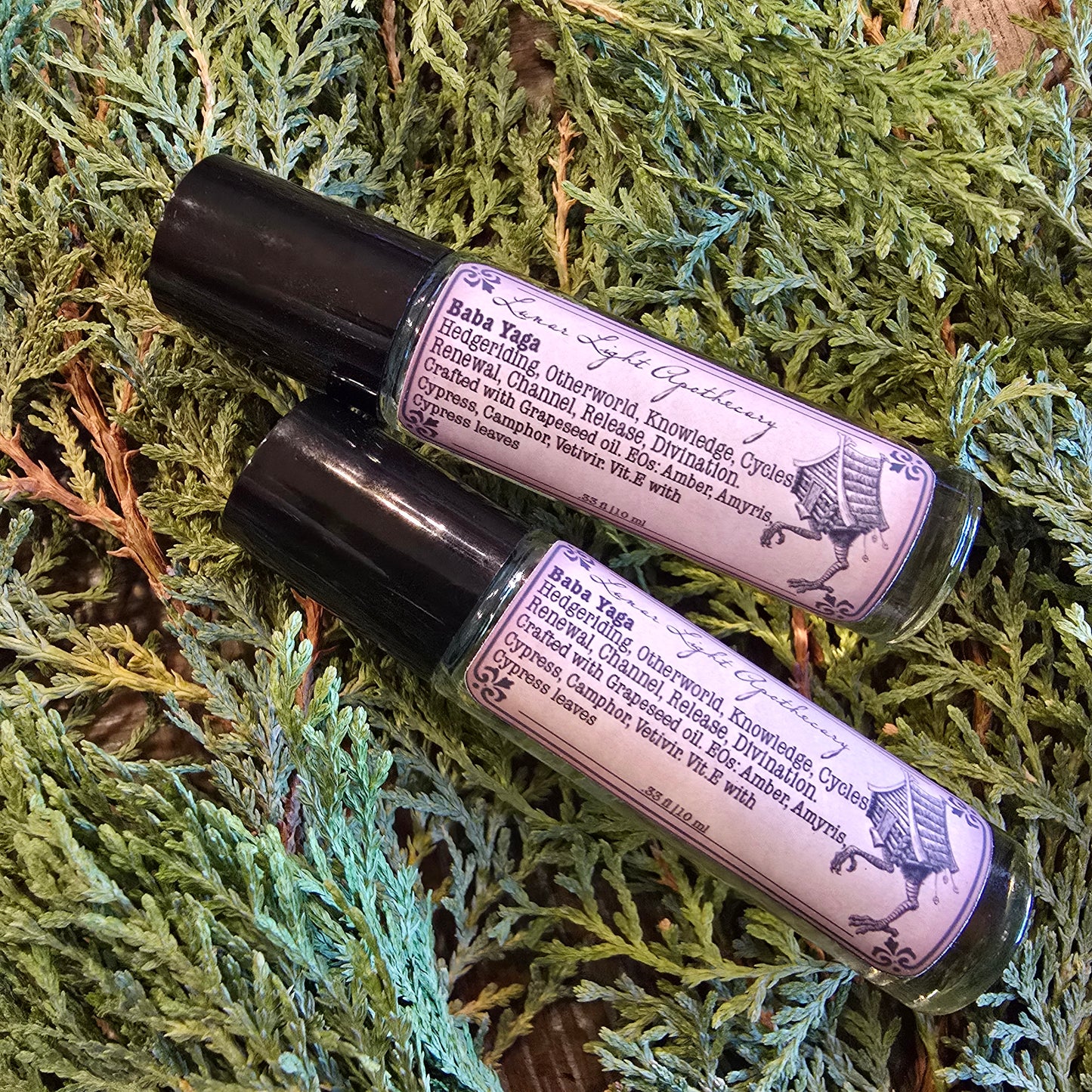 Baba Yaga Ritual Oil – Wild Wisdom & Shadow Work Anointing Oil