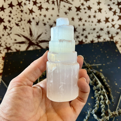 Selenite Tower | Cleansing, Peace & Spiritual Clarity