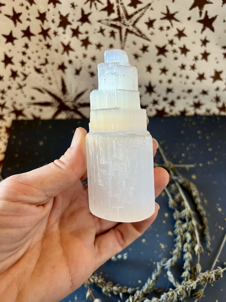 Selenite Tower | Cleansing, Peace & Spiritual Clarity
