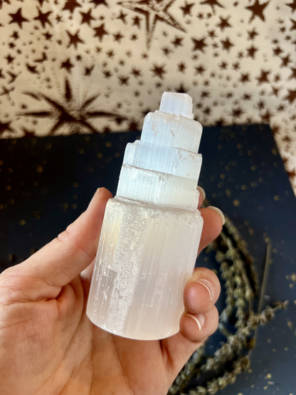 Selenite Tower | Cleansing, Peace & Spiritual Clarity