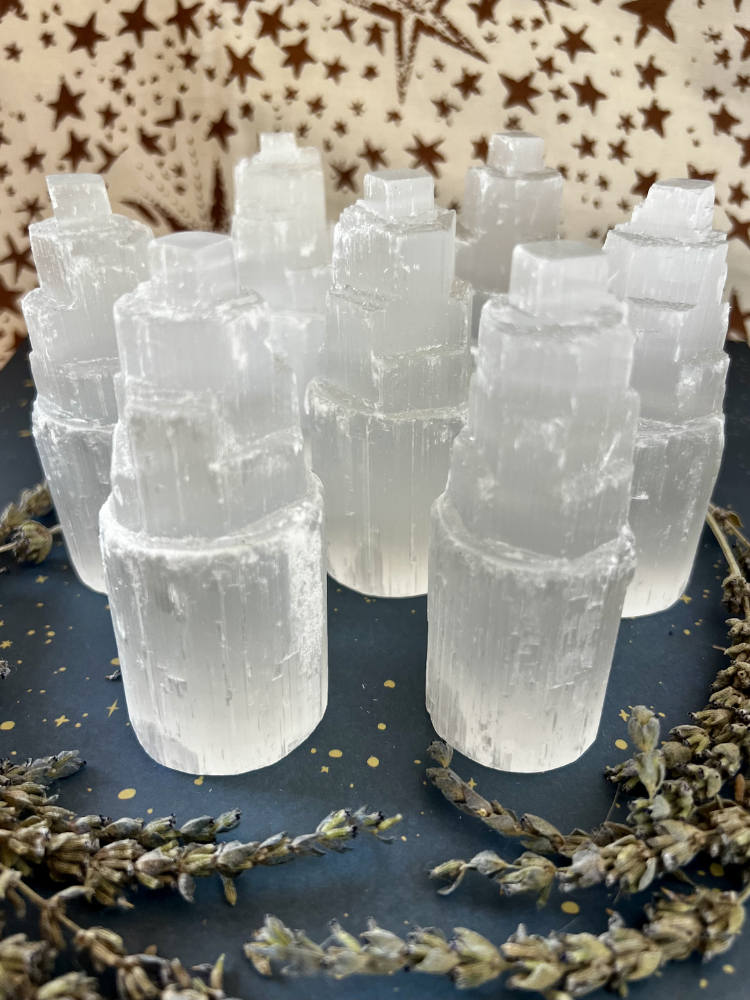 Selenite Tower | Cleansing, Peace & Spiritual Clarity