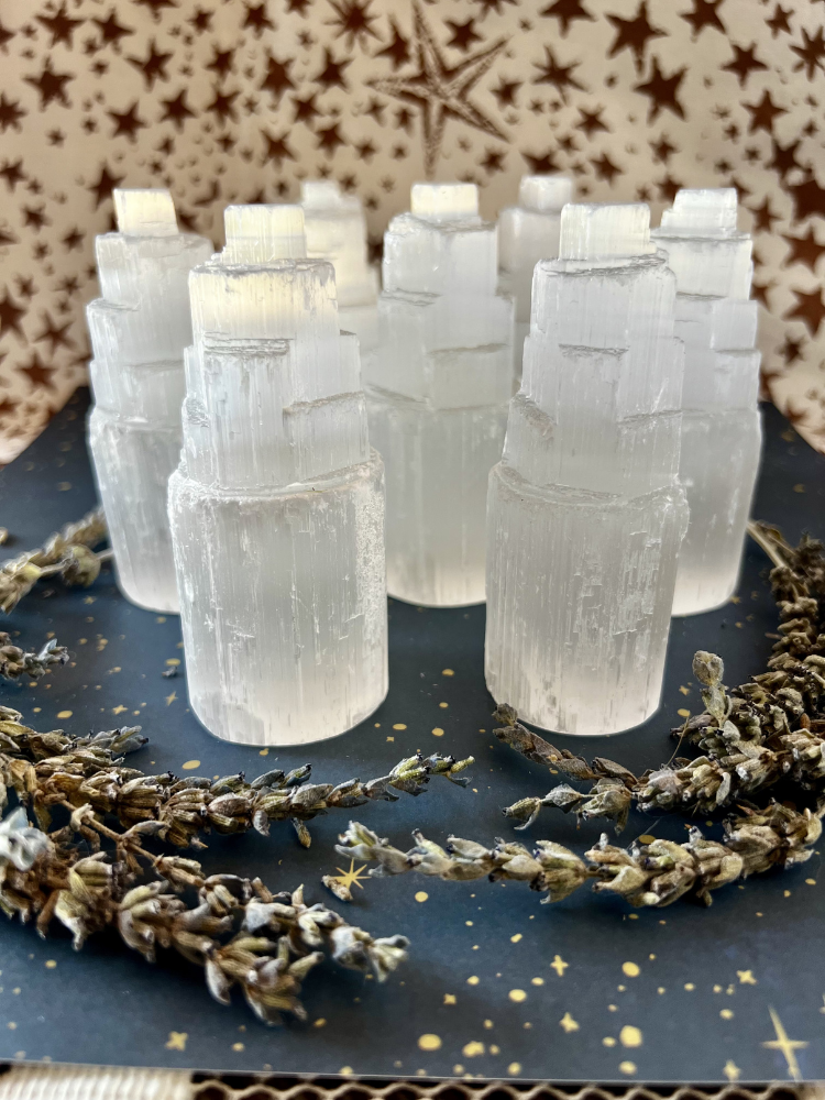Selenite Tower | Cleansing, Peace & Spiritual Clarity