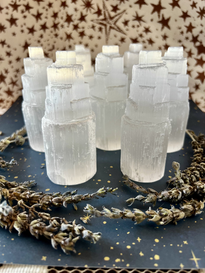 Selenite Tower | Cleansing, Peace & Spiritual Clarity