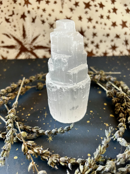 Selenite Tower | Cleansing, Peace & Spiritual Clarity