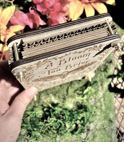 A Bloom Too Brief Flower Press – Small